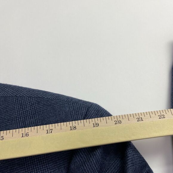 Tommy Hilfiger XL Men's 100% Wool Two Button Blazer Sport Suit Coat Blue - Picture 5 of 15